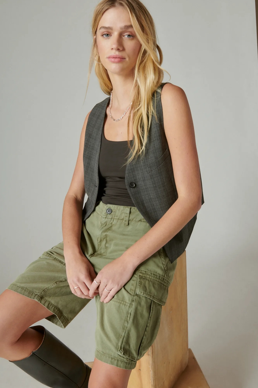 SQUARE NECK LAYERING TANK, image 2