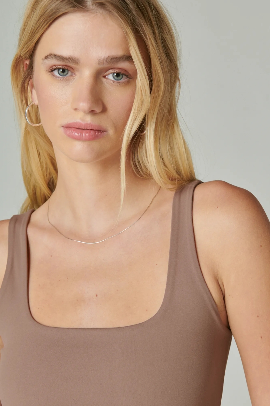 SQUARE NECK LAYERING TANK, image 2