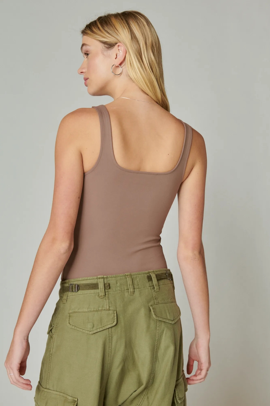 SQUARE NECK LAYERING TANK, image 4