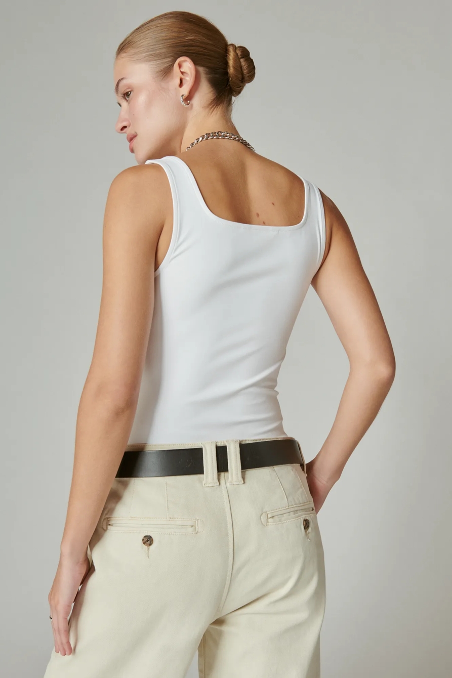 SQUARE NECK BODYSUIT, image 3