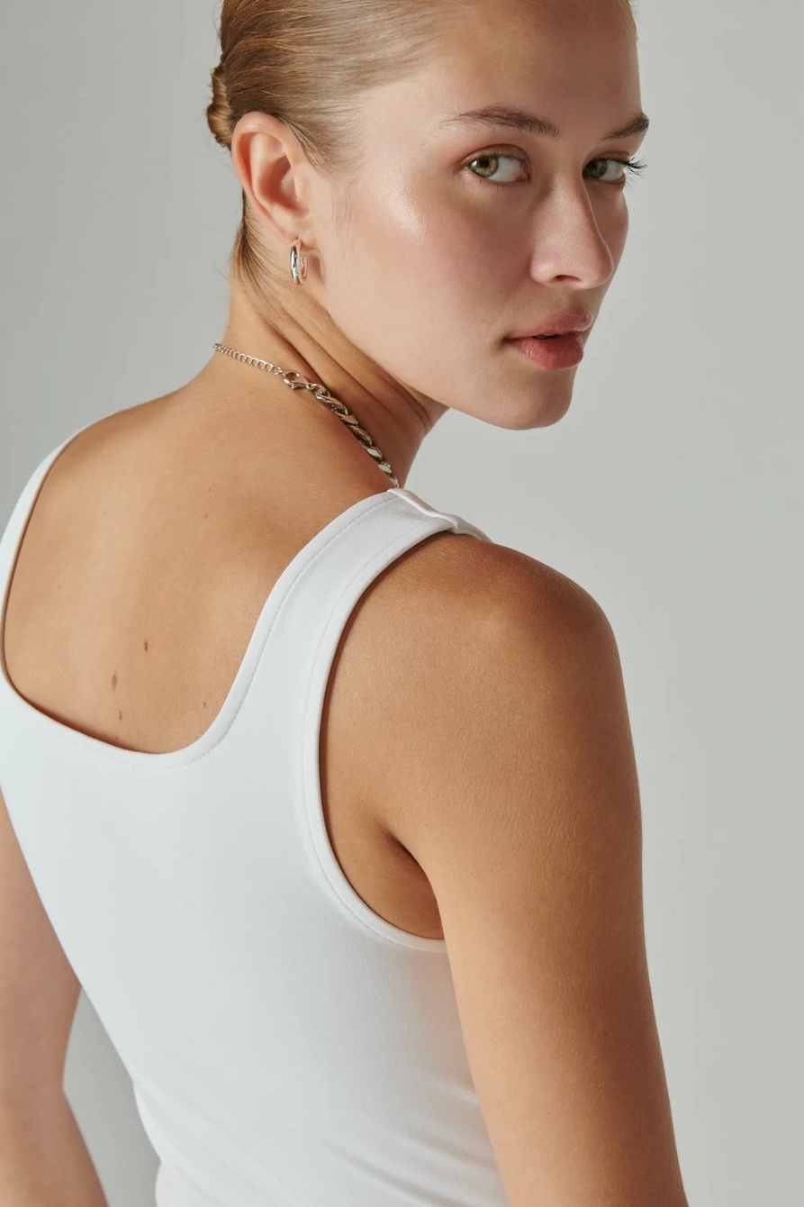 SQUARE NECK BODYSUIT, image 4