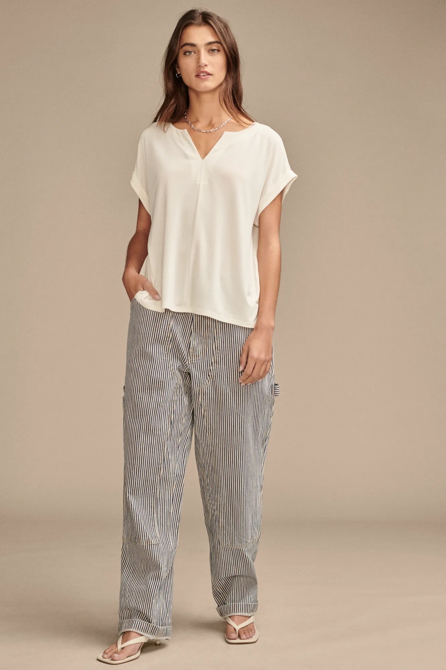 SANDWASH NOTCH NECK TEE, image 5