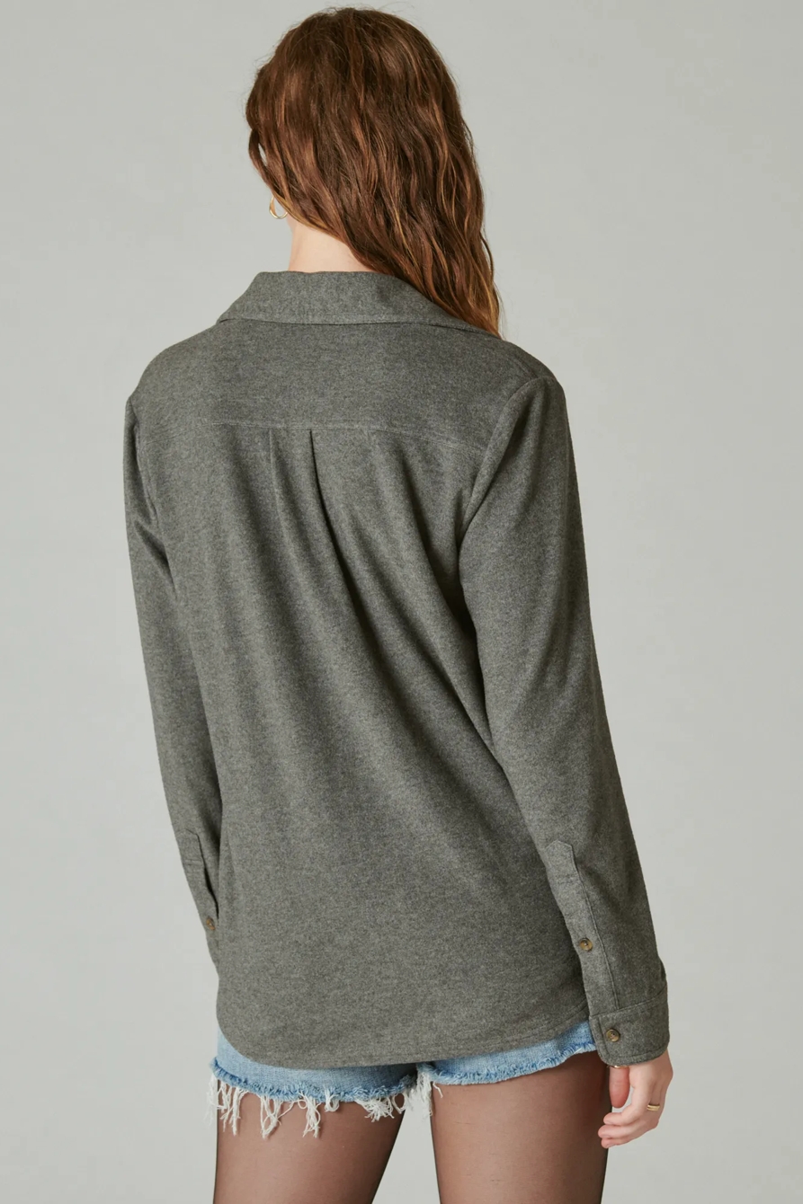 COZY KNIT SHIRT JACKET, image 3