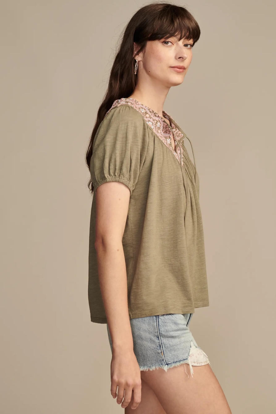 EMBROIDERED PEASANT TOP, image 4