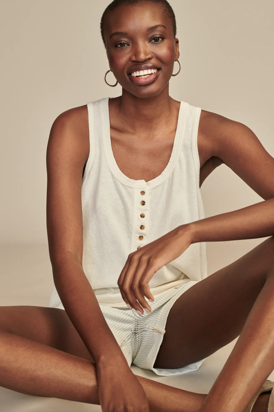 LONG HENLEY TANK, image 3