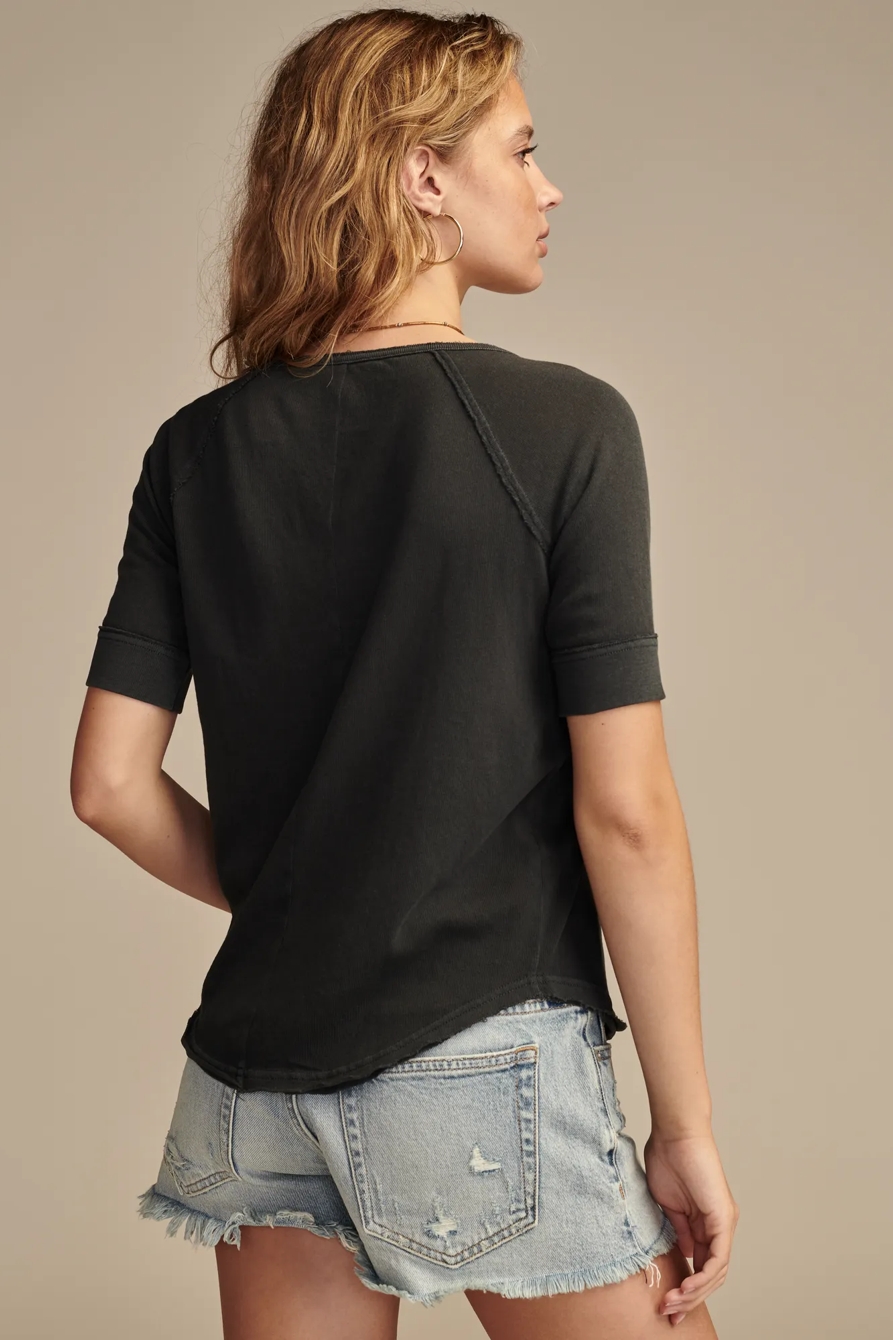 SCOOP NECK RAGLAN TEE, image 4