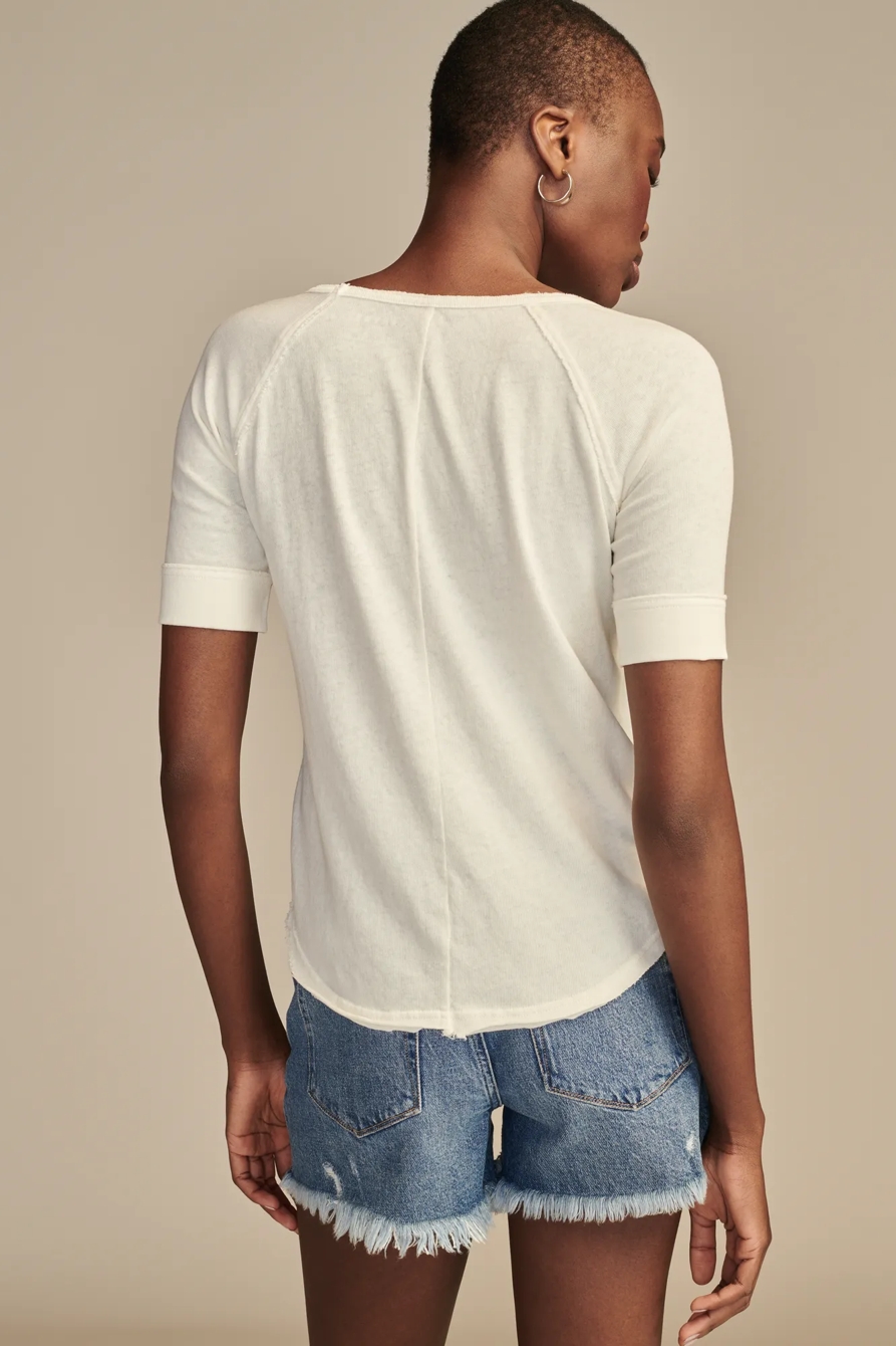 SCOOP NECK RAGLAN TEE, image 5