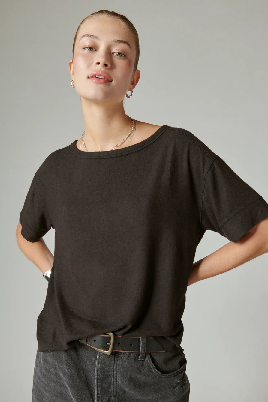 CLOUD JERSEY CREW NECK TEE, image 2