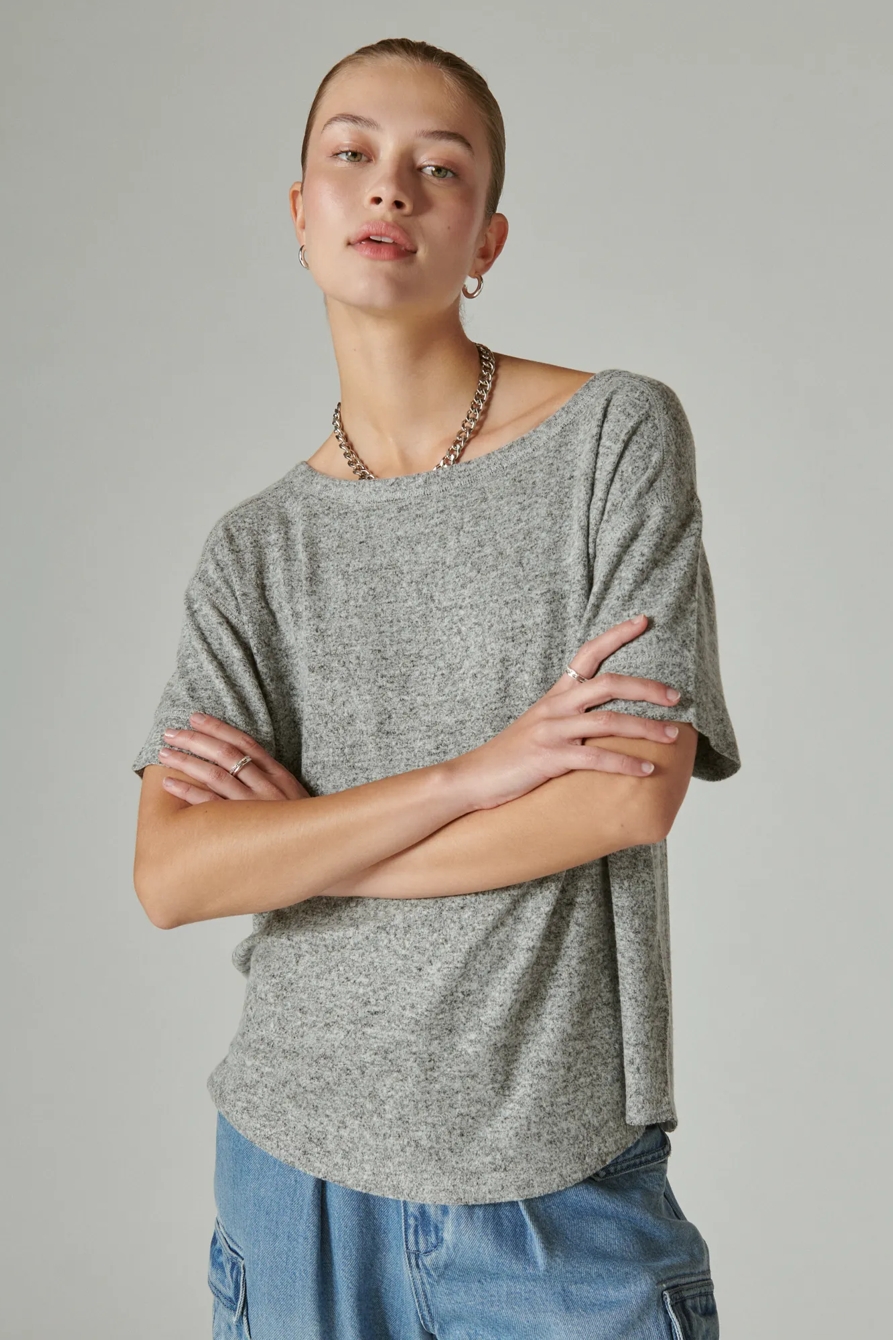 CLOUD JERSEY CREW NECK TEE, image 2