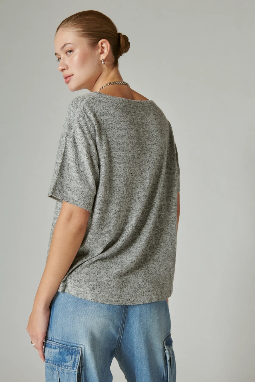 CLOUD JERSEY CREW NECK TEE, image 3