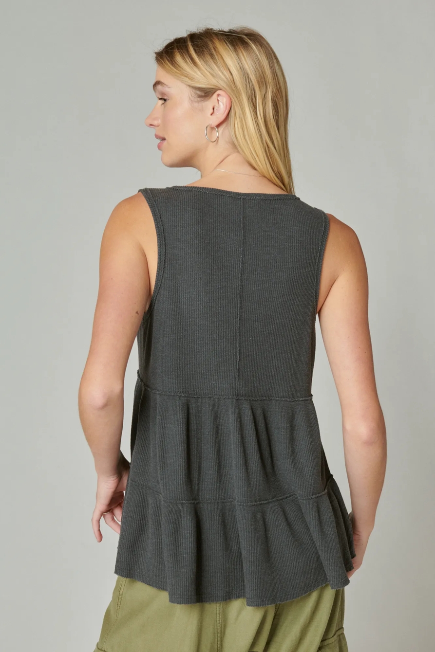 WAFFLE TUNIC TANK, image 3