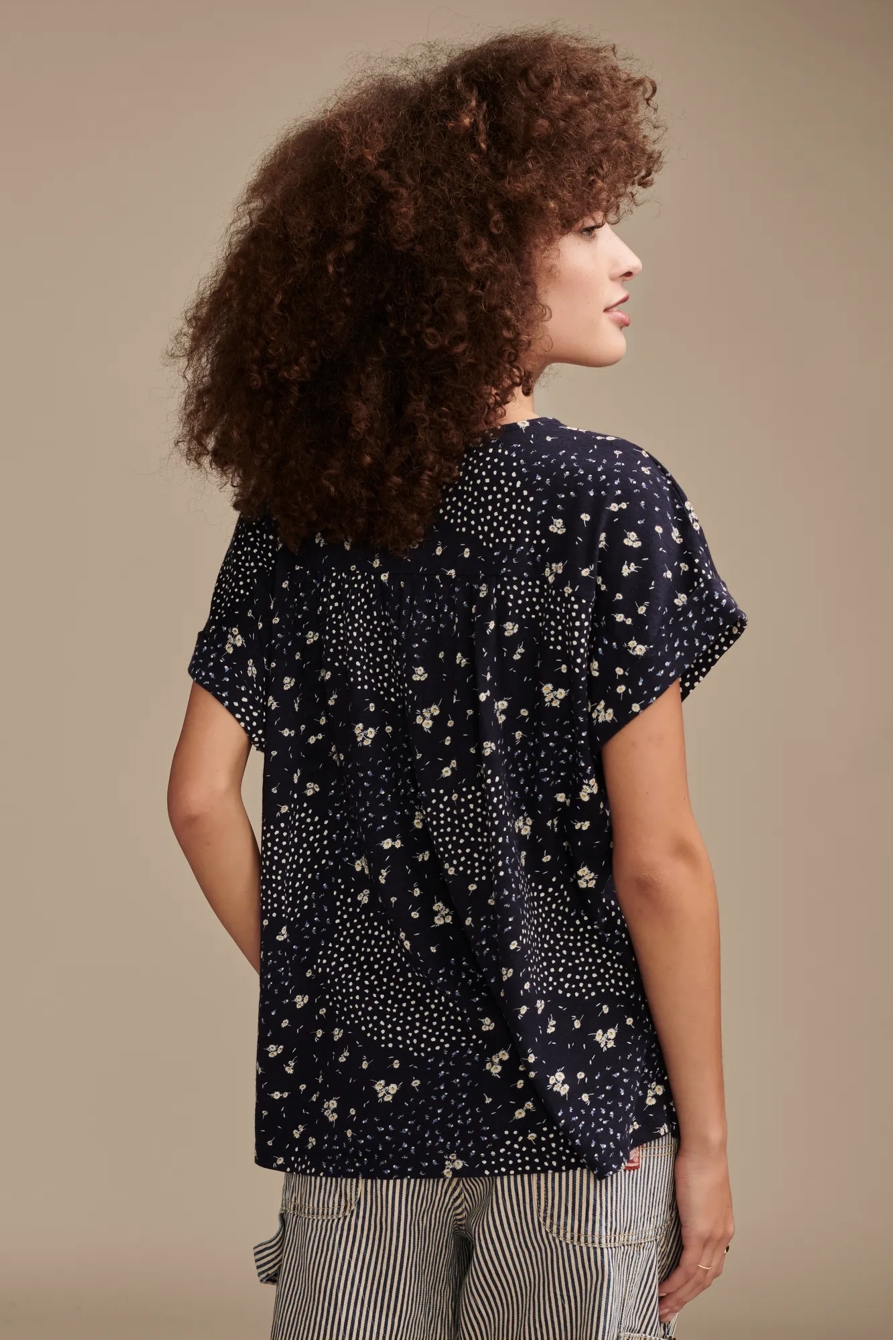 EASY PRINTED YOKE TEE, image 3