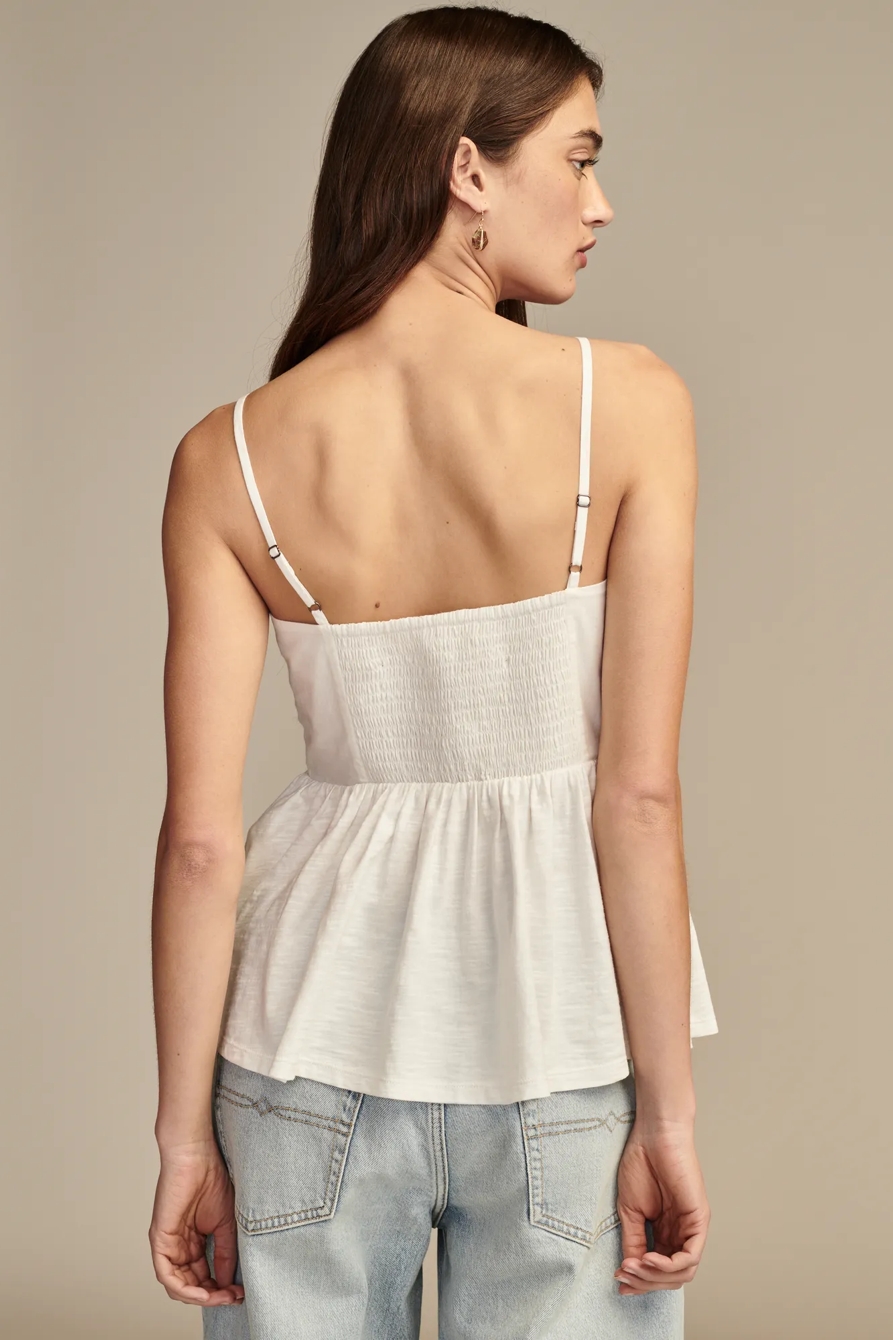 EMROIDERED HENLEY TANK, image 5