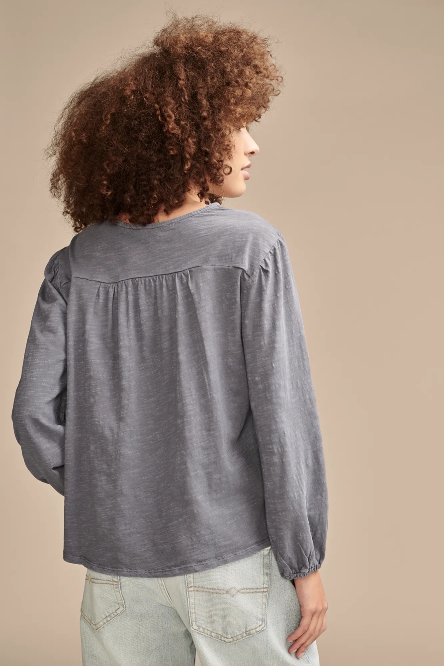 CUTWORK PEASANT TOP, image 4