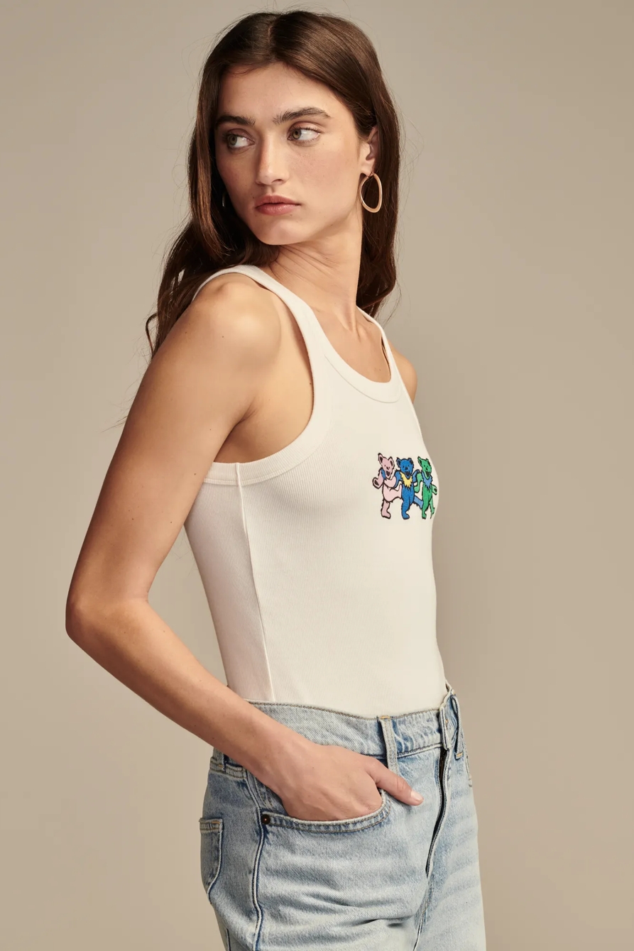 GRATEFUL DEAD RIB EMBROIDERED TANK, image 3