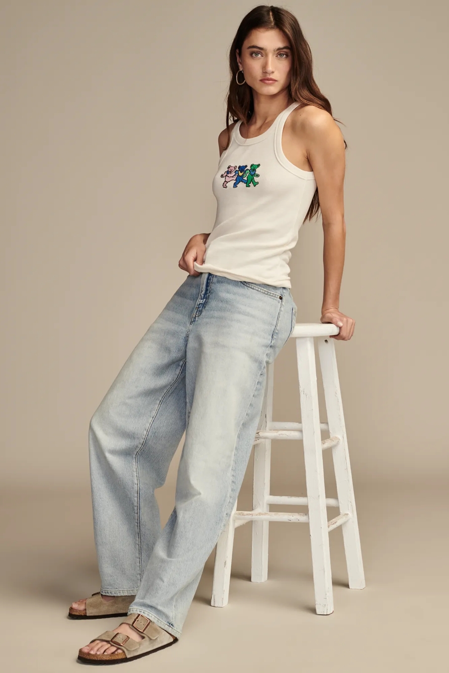 GRATEFUL DEAD RIB EMBROIDERED TANK, image 5