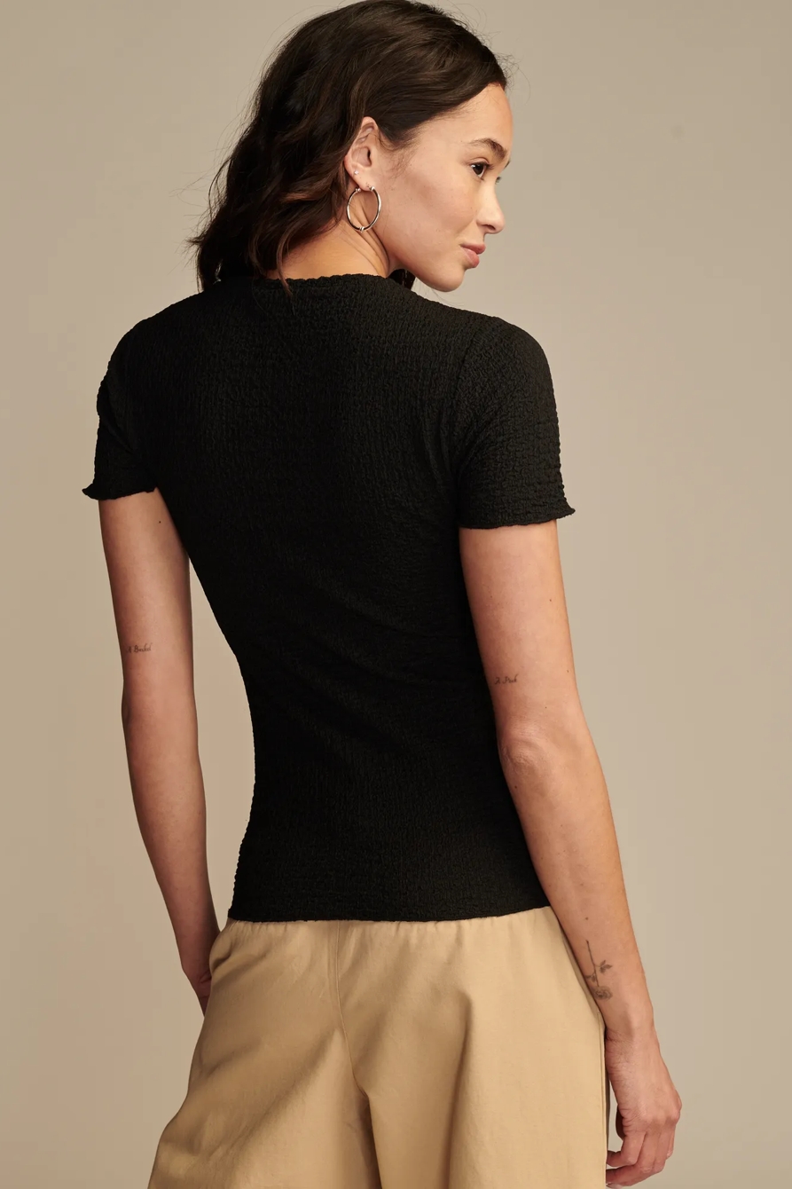 TEXTURED SHORT SLEEVE TEE, image 3
