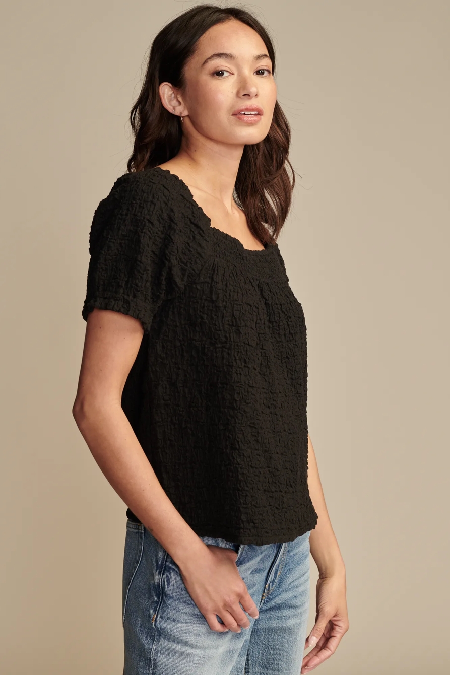 SQUARE NECK SHORT SLEEVE TOP, image 3