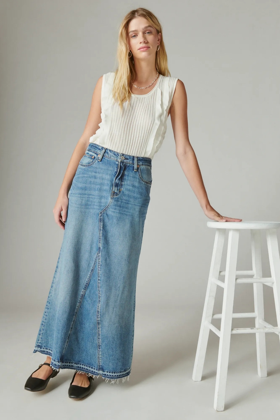 RUFFLE SWEATER TANK, image 4