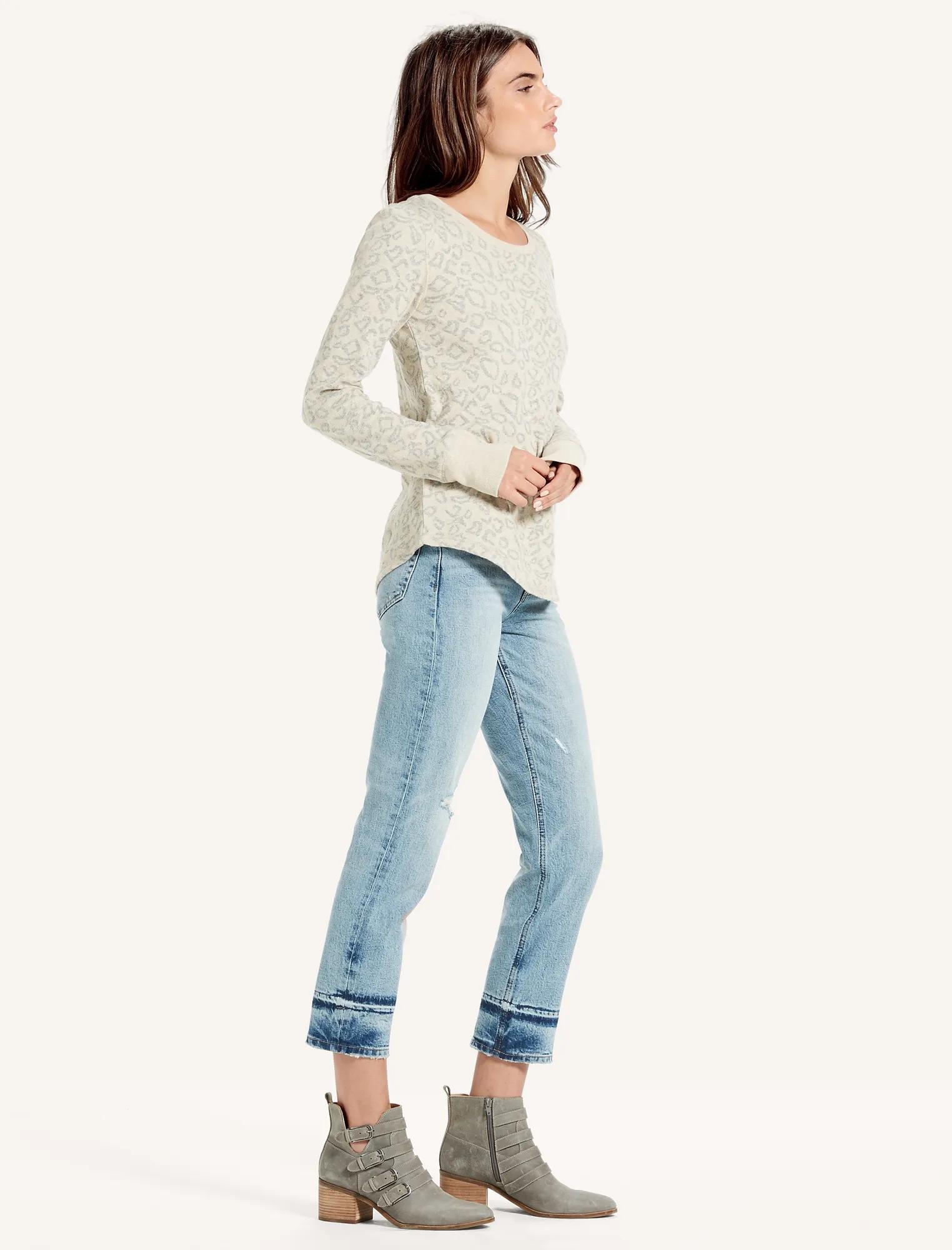CHEETAH PRINT PULLOVER, image 2