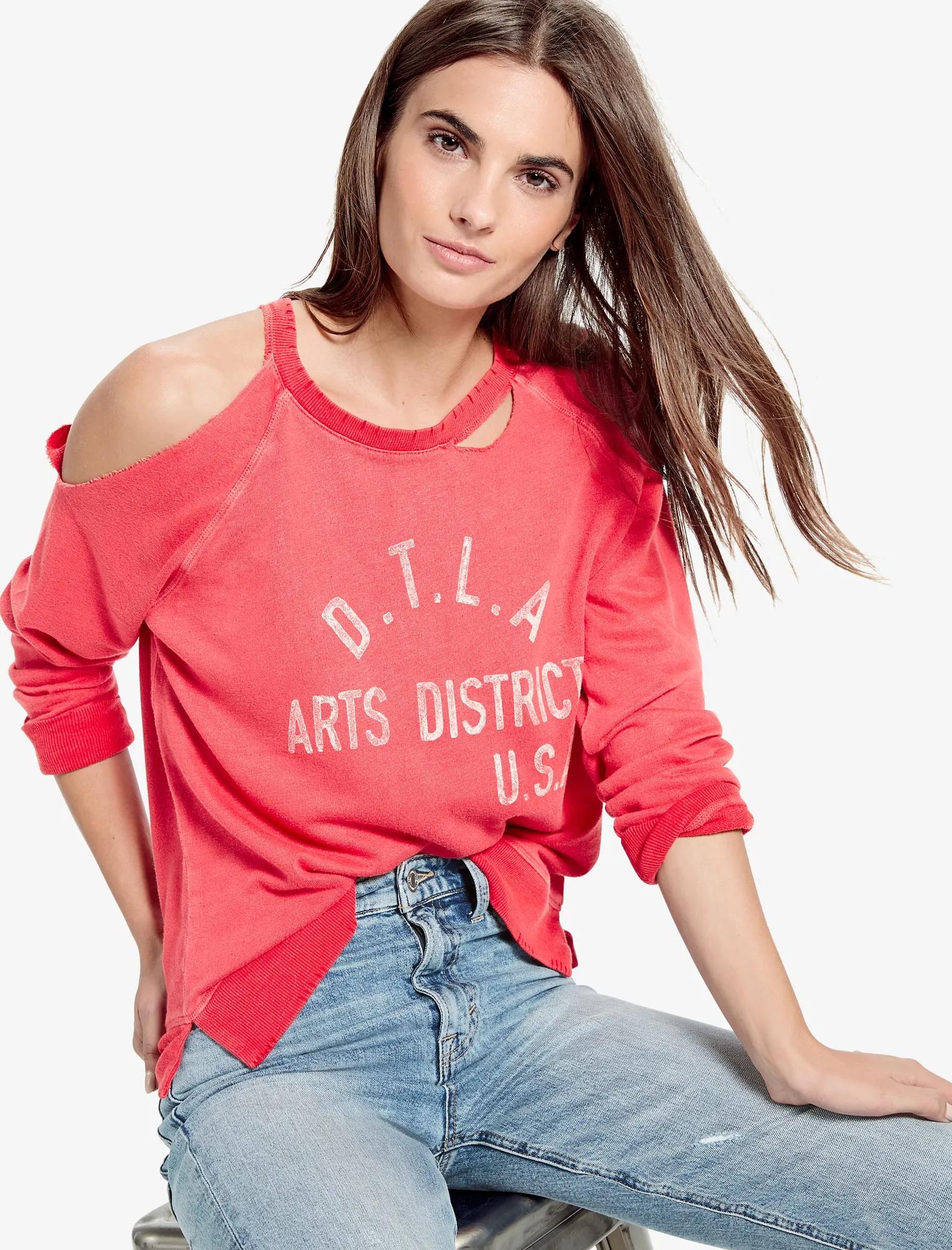 ARTS DISTRICT DISTRESSED PULLOVER, image 1