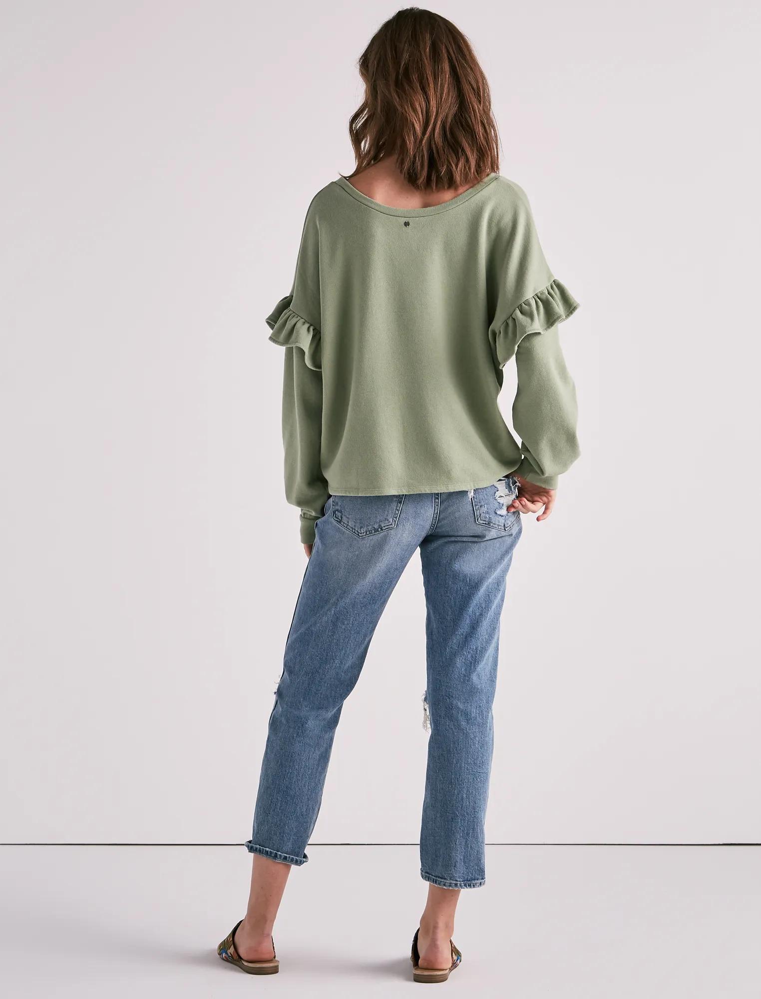 RUFFLE SWEATSHIRT, image 3