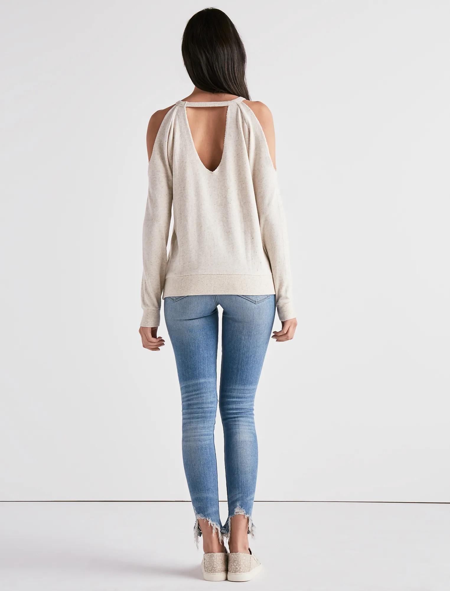 EMBROIDERED ROSE SWEATSHIRT, image 3