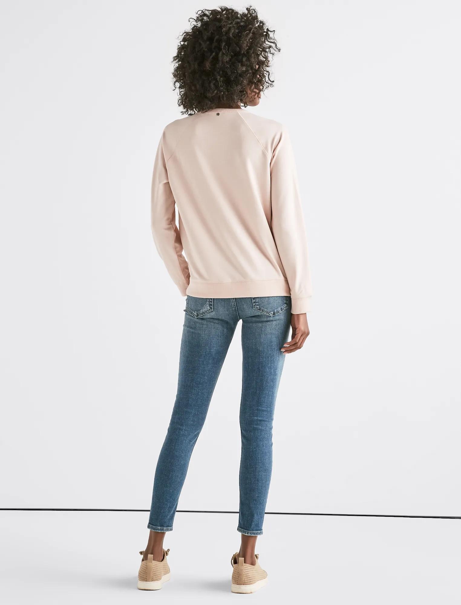 PLEATED FRONT SWEATSHIRT, image 3