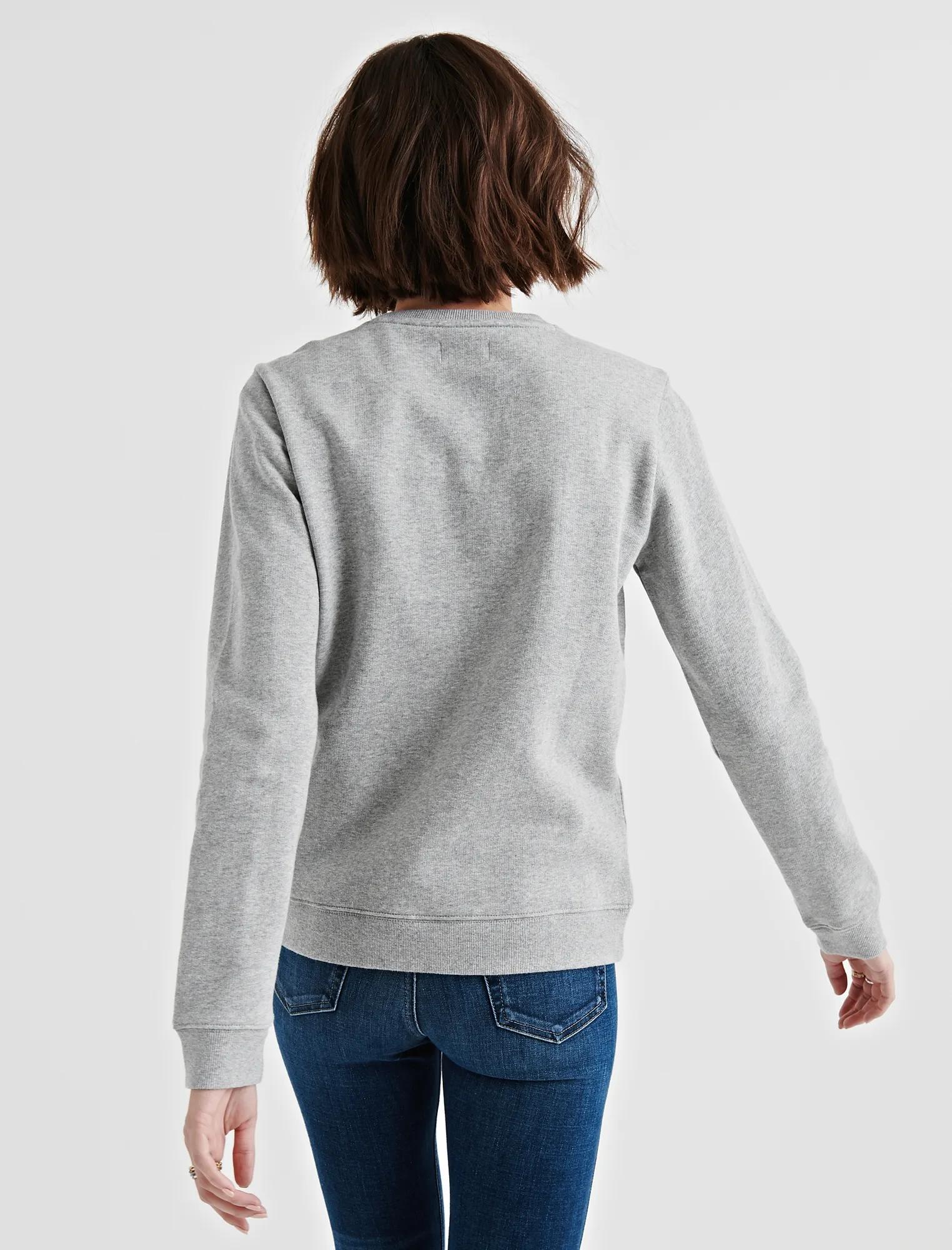 EMBROIDERED CRANE PULLOVER, image 3