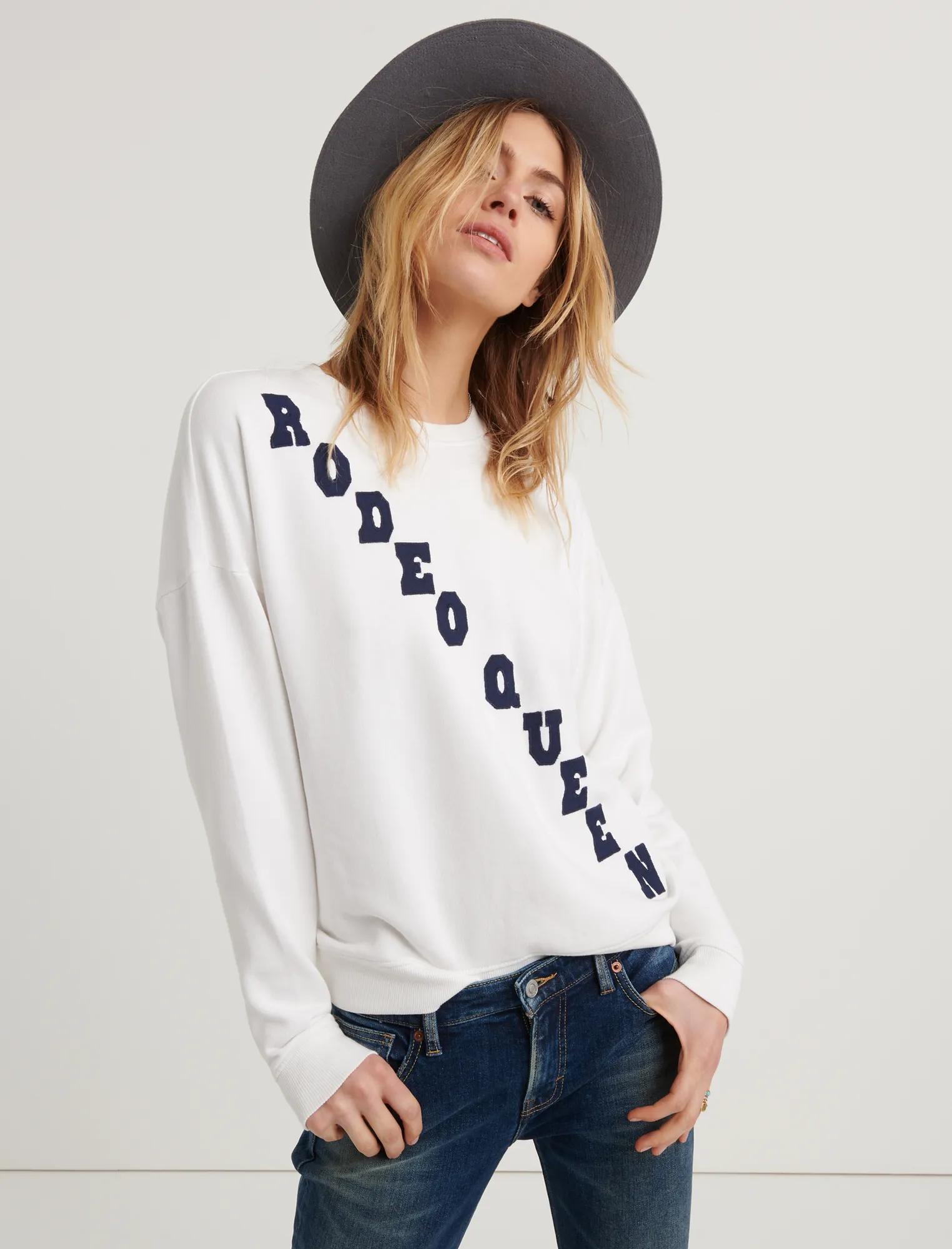 RODEO QUEEN CREW NECK SWEATSHIRT, image 1