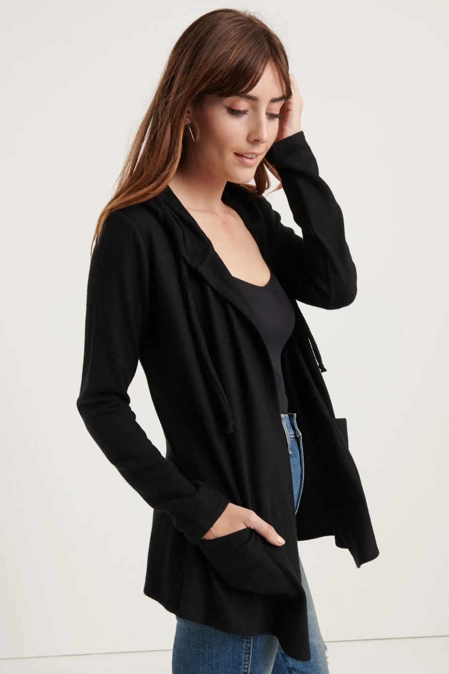 CLOUD JERSEY HOODED CARDIGAN, image 2