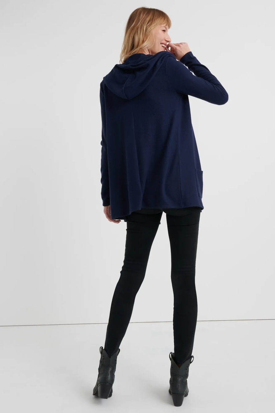 CLOUD JERSEY HOODED CARDIGAN, image 3