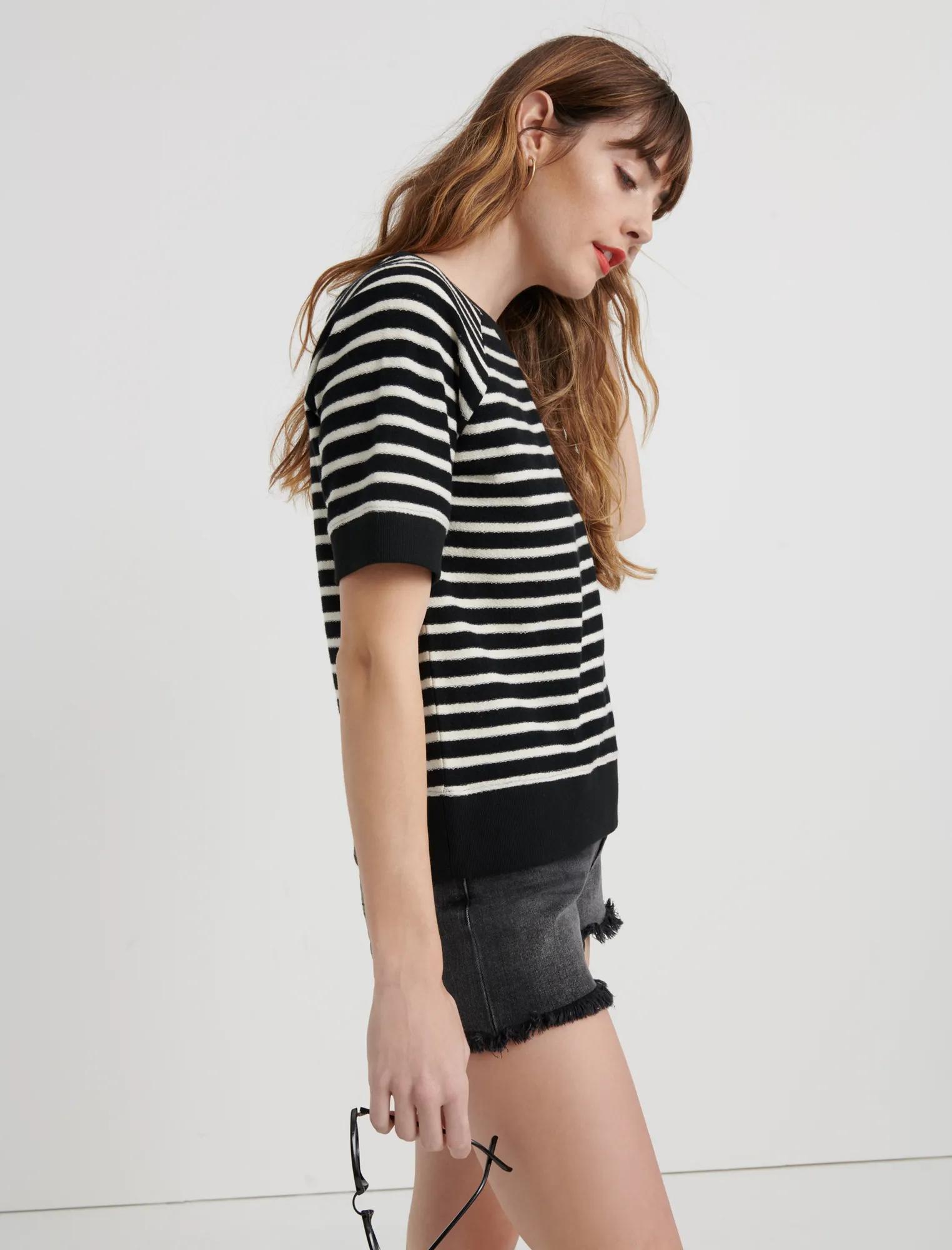 SHORT SLEEVE TERRY SWEATSHIRT, image 2