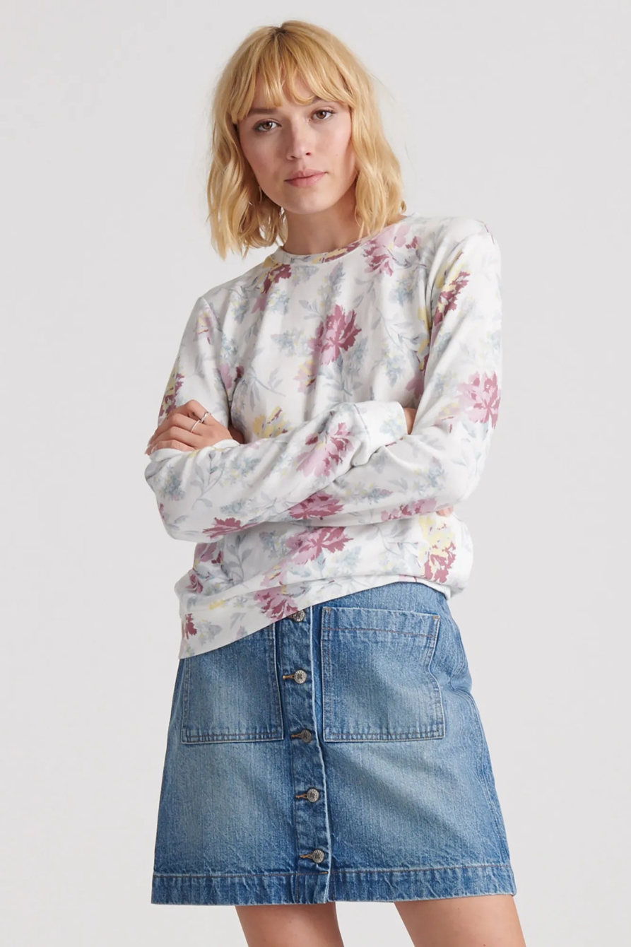 FLORAL PRINTED SWEATSHIRT, image 1