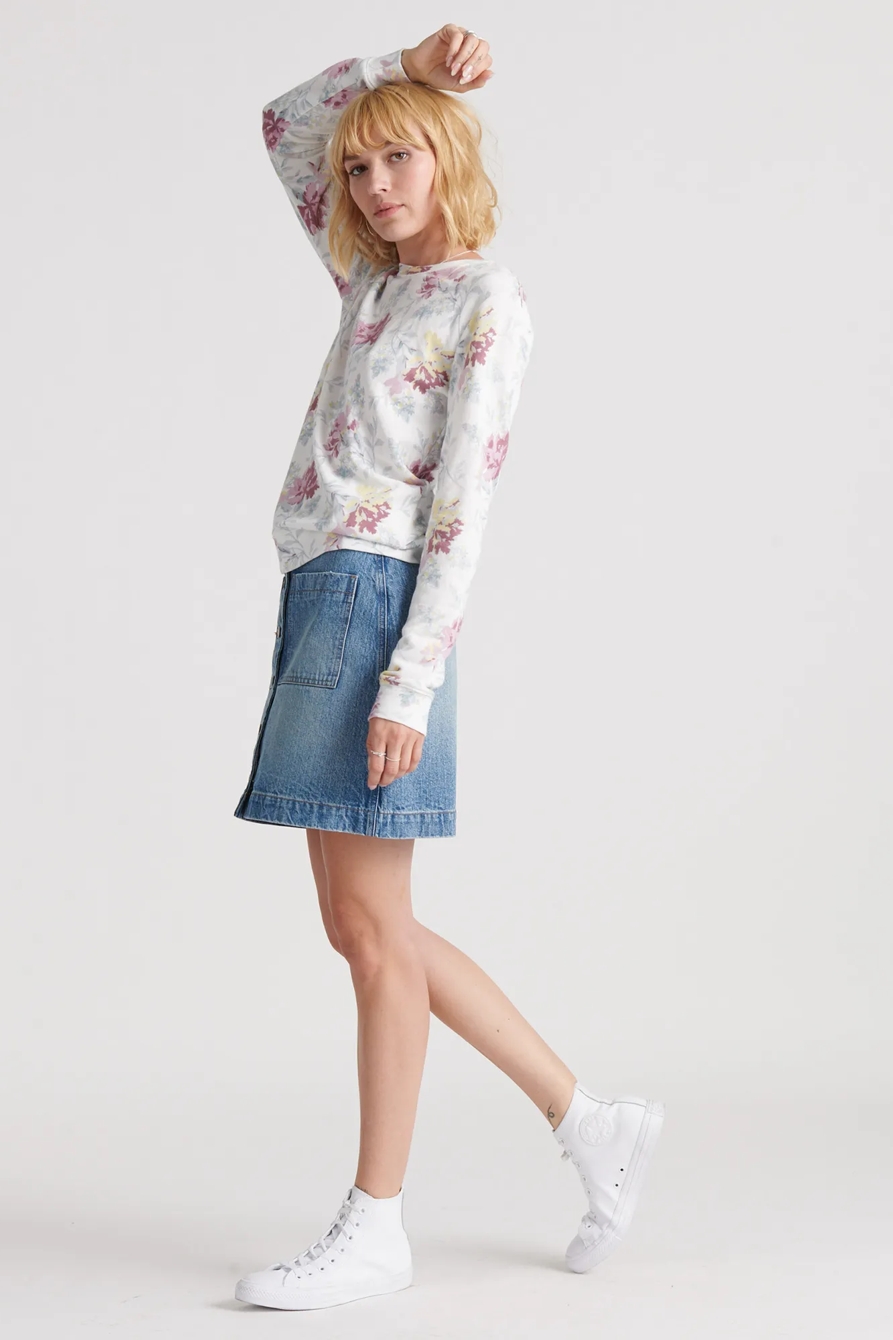 FLORAL PRINTED SWEATSHIRT, image 2