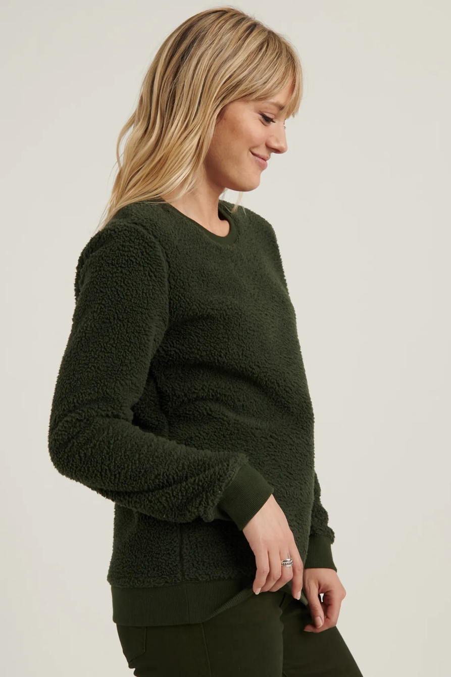 SHERPA CREW NECK SWEATSHIRT, image 3