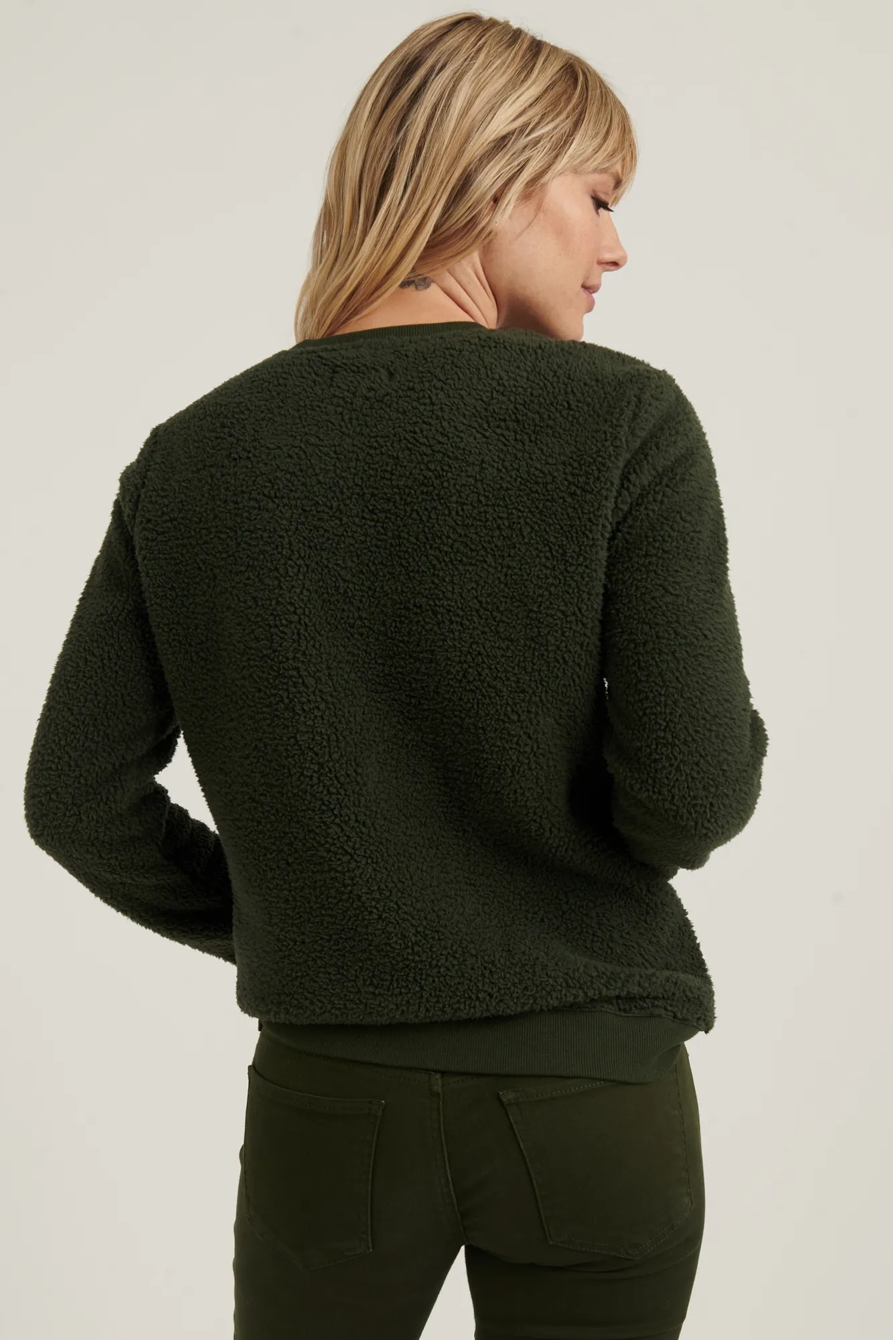 SHERPA CREW NECK SWEATSHIRT, image 4