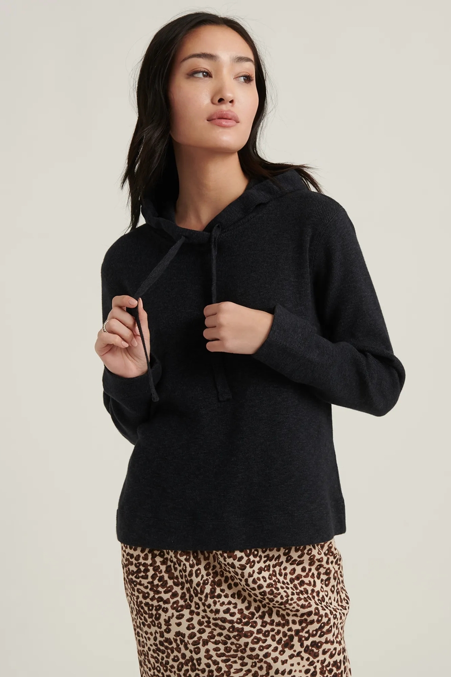 CROPPED MARL HOODIE, image 1