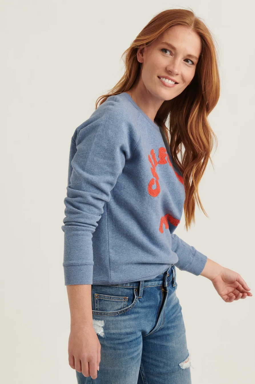 CALIFORNIA DAISY CREW SWEATSHIRT, image 3