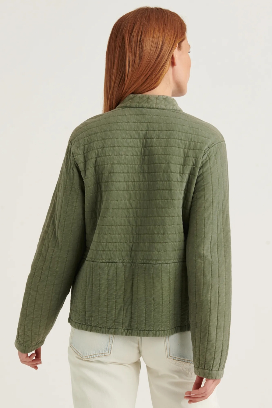QUILTED BUTTON FRONT JACKET, image 4
