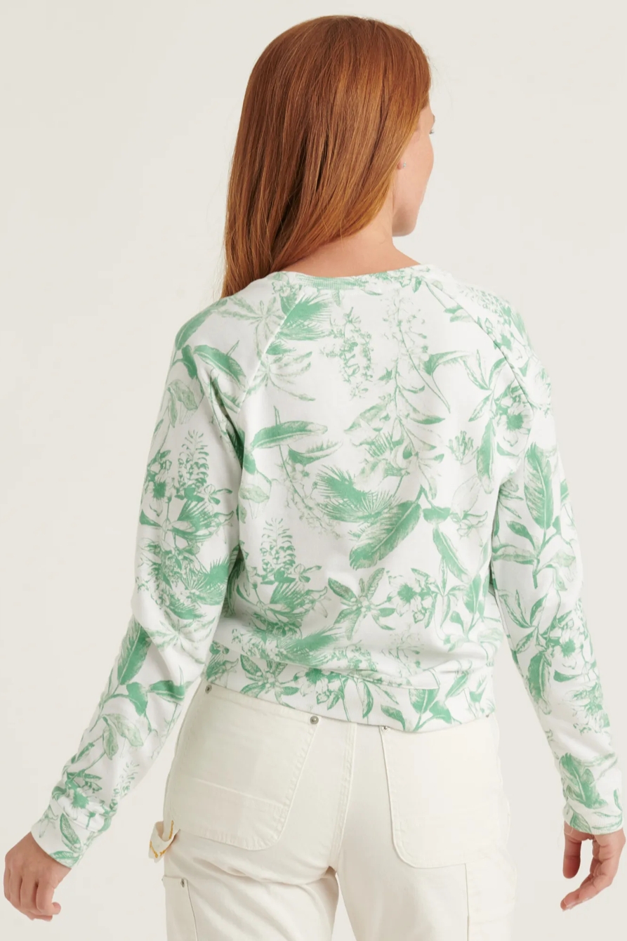 BOTANICAL CREW NECK SWEATSHIRT, image 4