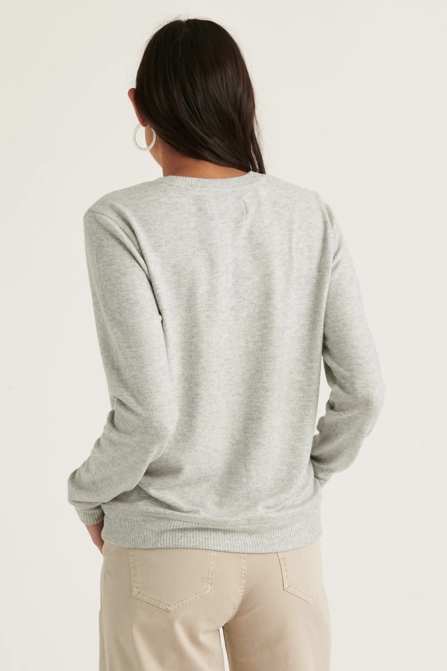 EMBROIDERED CLOUD JERSEY PULLOVER, image 4