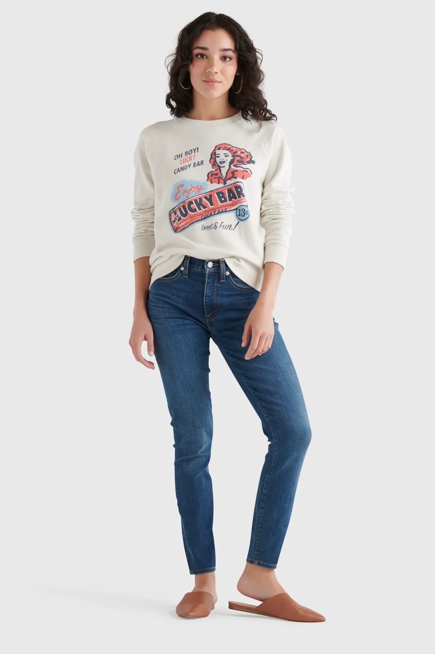 LUCKY BAR GRAPHIC CREW PULLOVER, image 2