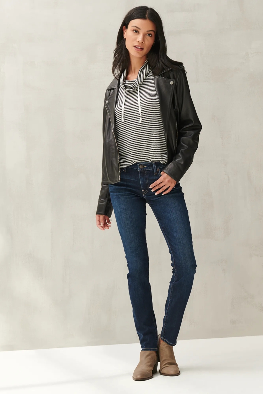 CLOUD JERSEY FUNNEL NECK TOP, image 2