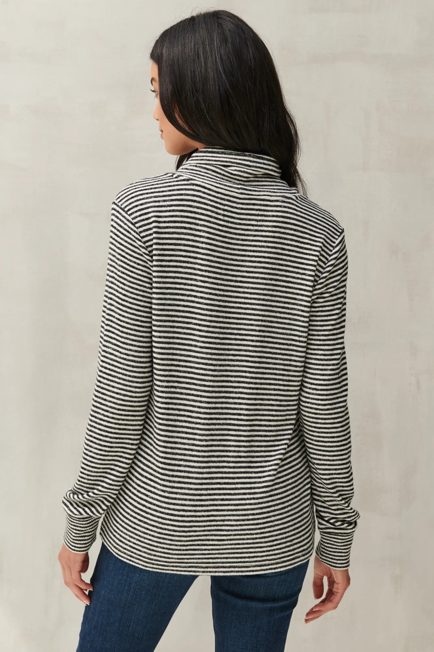 CLOUD JERSEY FUNNEL NECK TOP, image 4