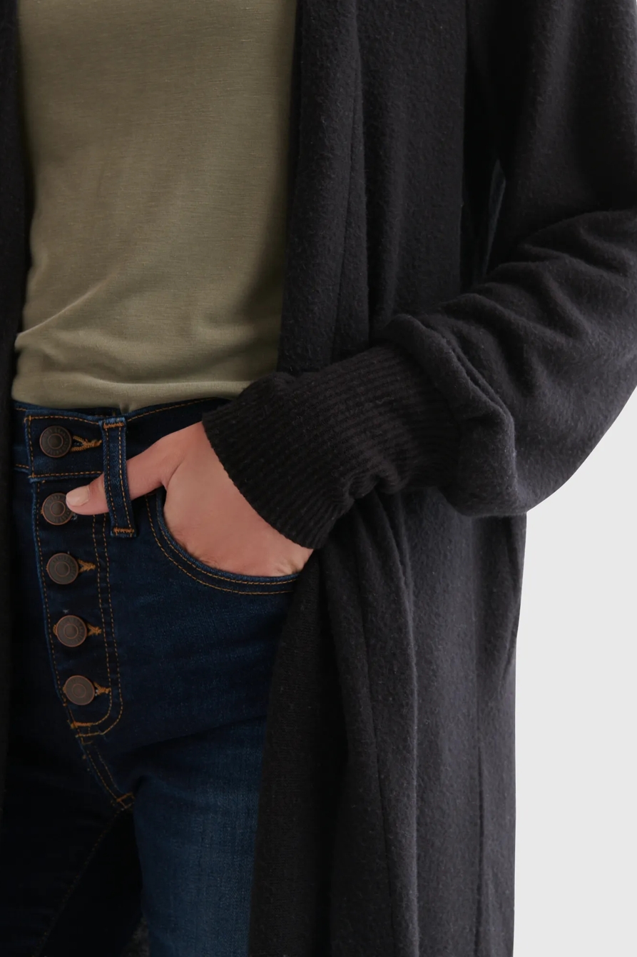 HIGH RIB CLOUD JERSEY CARDIGAN, image 5