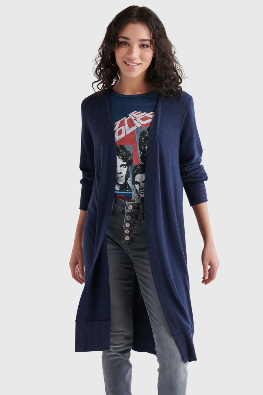 HIGH RIB CLOUD JERSEY CARDIGAN, image 2