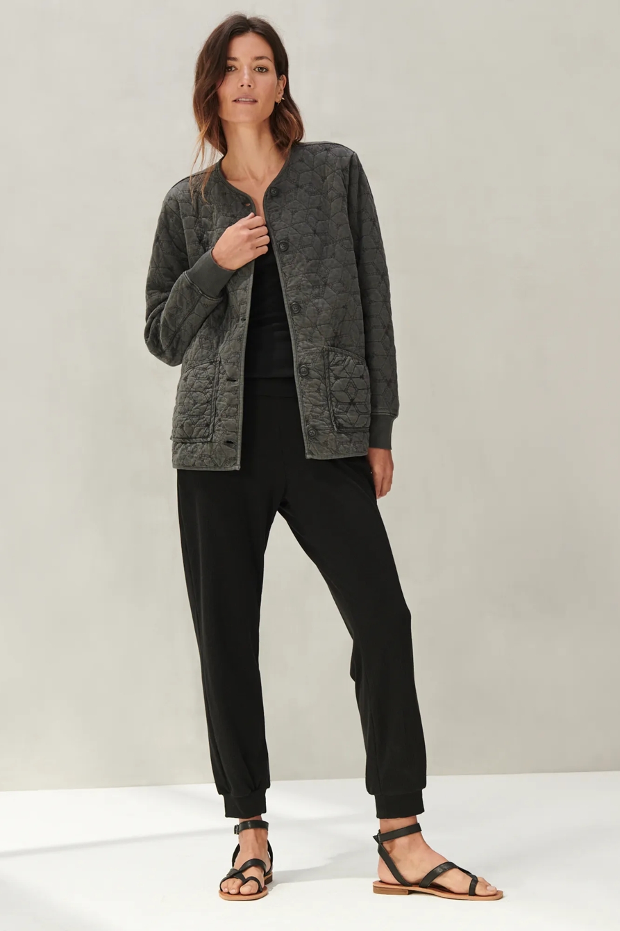QUILTED KNIT JACKET, image 2