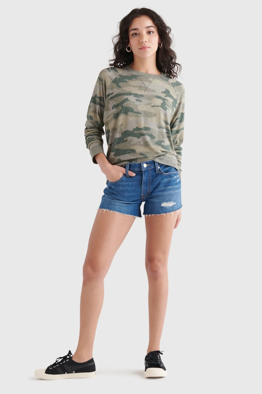 CLOUD JERSEY CAMO CREW PULLOVER, image 2
