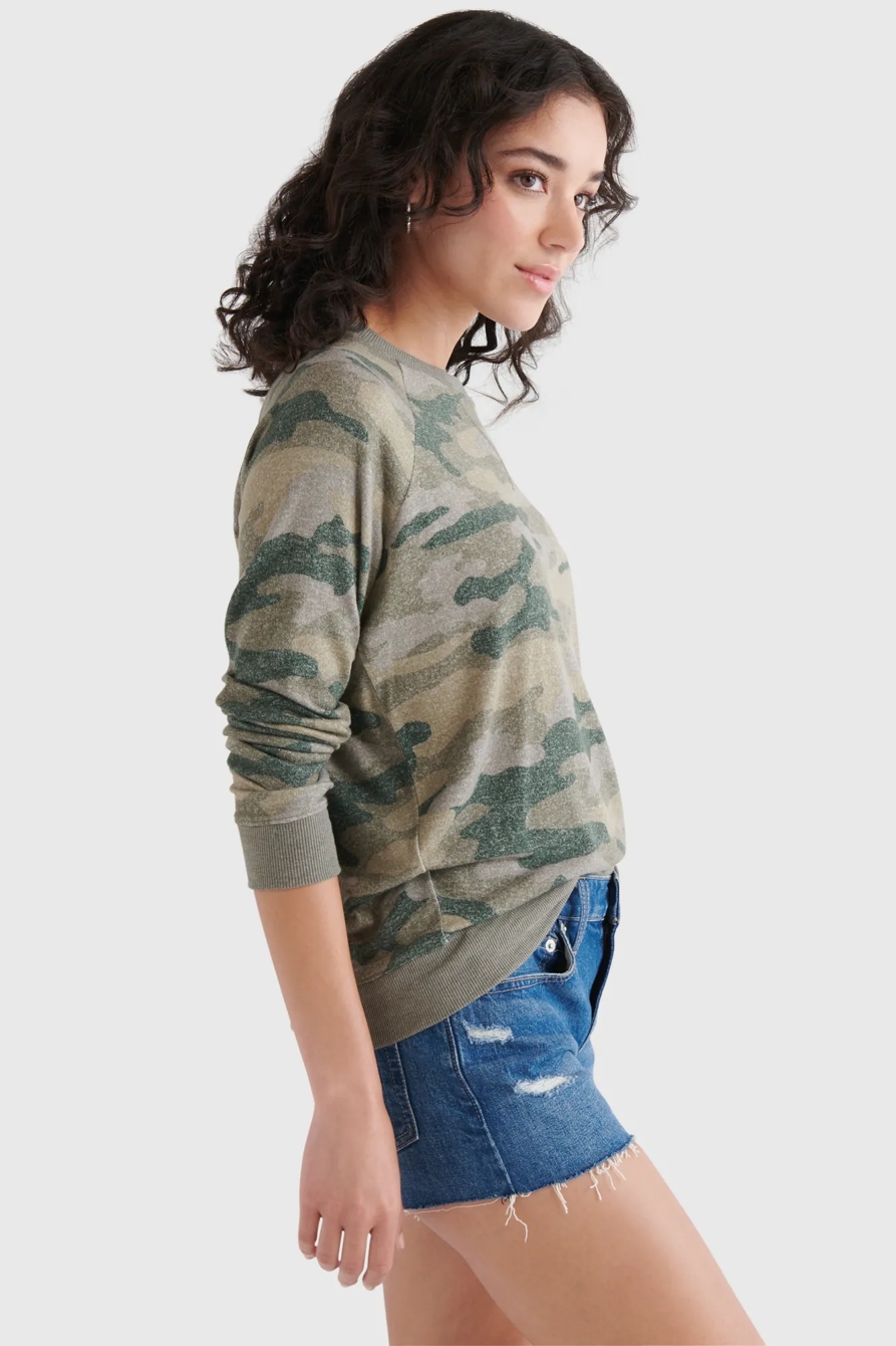 CLOUD JERSEY CAMO CREW PULLOVER, image 3